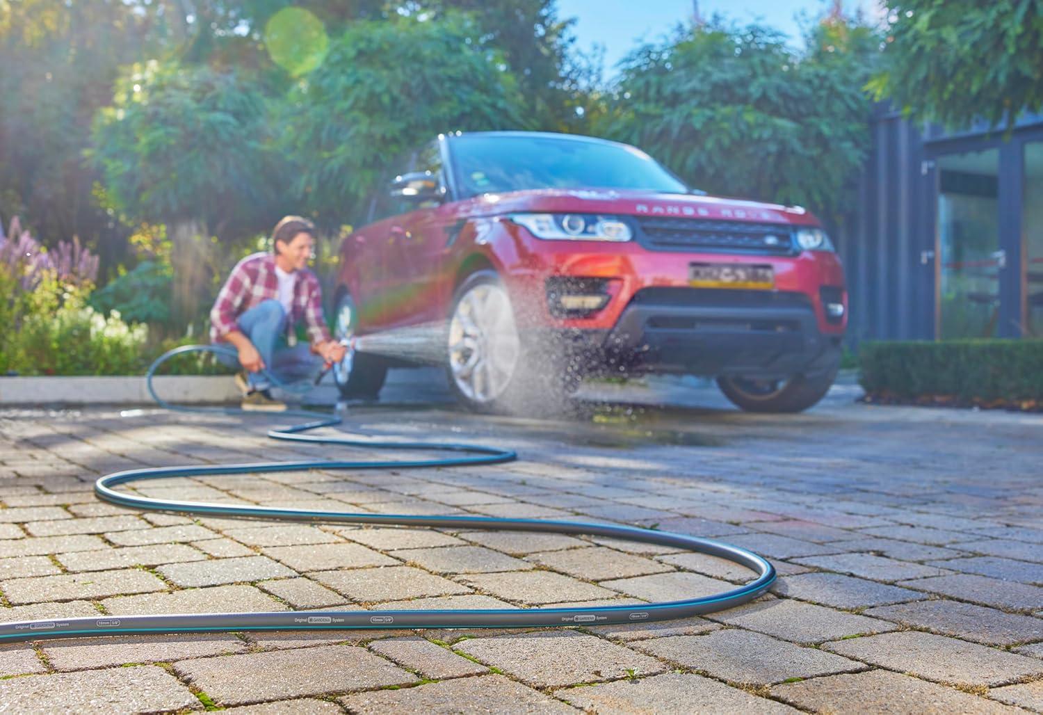 image20530 50 Foot 58quot HeavyDuty Gardening Hose HeavyDuty 5Ply Design Includes US Hose Threads European Made KinkResistant50 Length