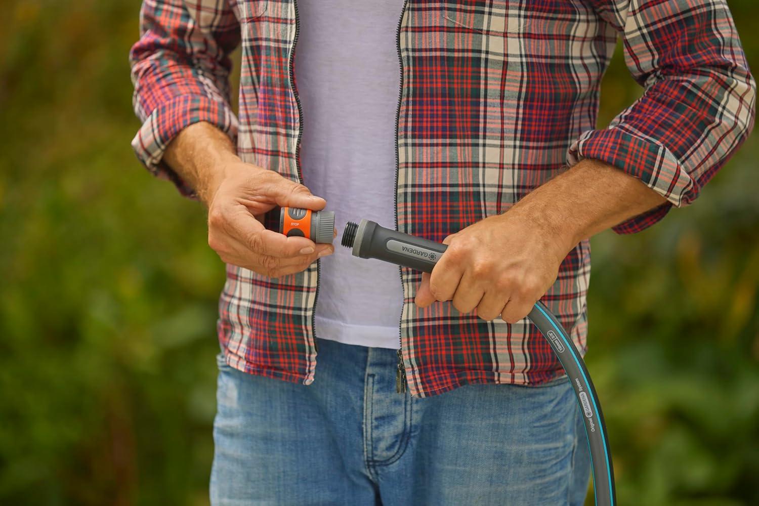 image20530 50 Foot 58quot HeavyDuty Gardening Hose HeavyDuty 5Ply Design Includes US Hose Threads European Made KinkResistant50 Length