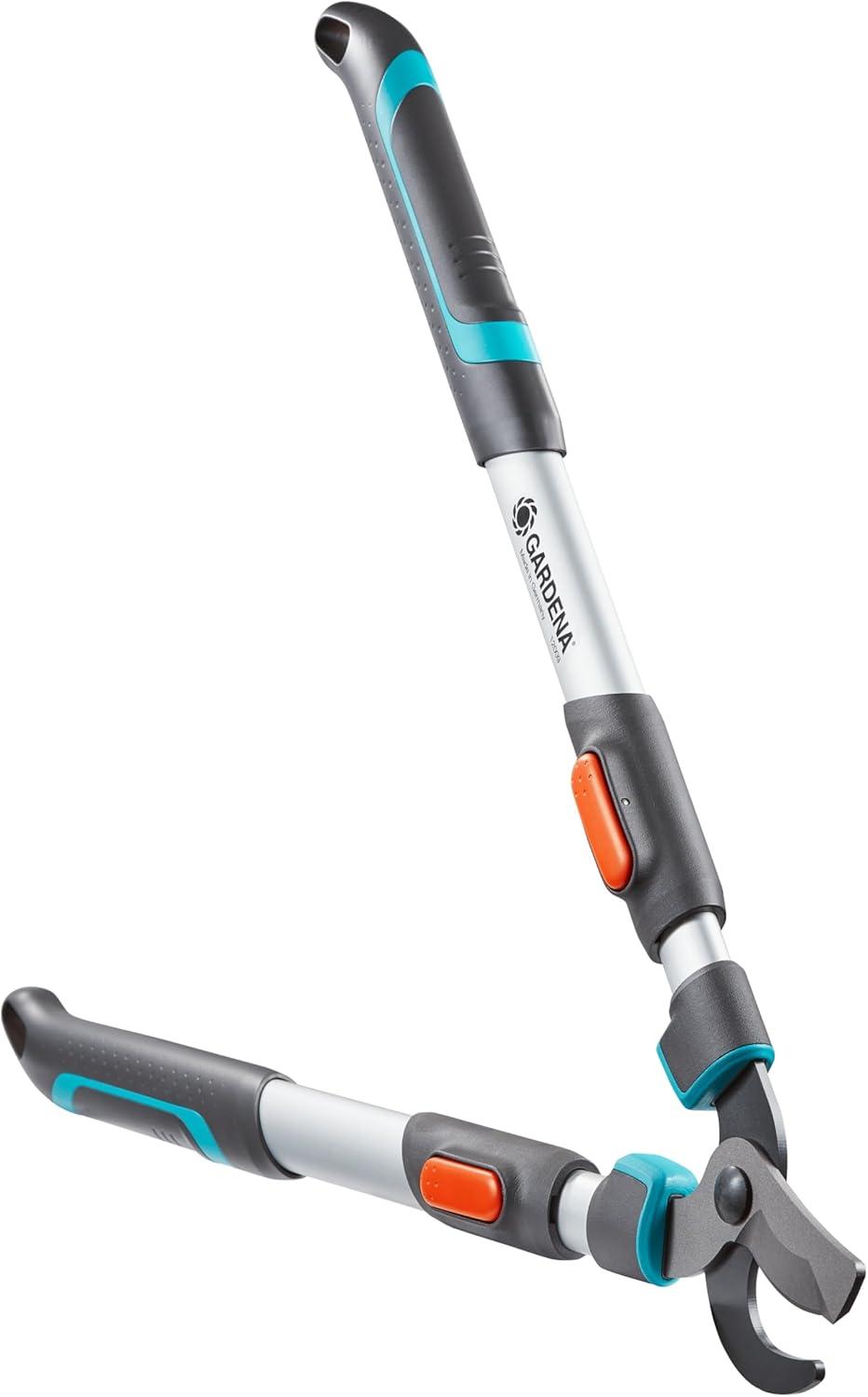 imageGARDENA 12003 Bypass Loppers Pruning Shears Heavy Duty Steel Blade for Cutting in Garden 27quot Handle Pruning Shears Cut up to 165quot Inch Diameter Branches Made in GermanyBypass