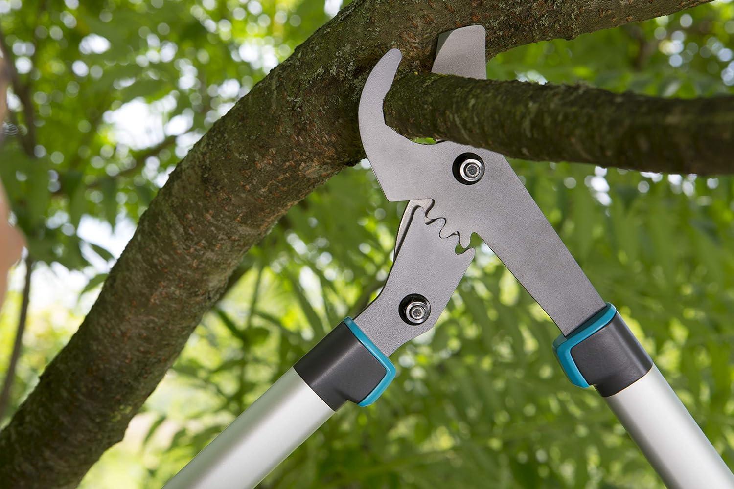 imageGARDENA 12003 Bypass Loppers Pruning Shears Heavy Duty Steel Blade for Cutting in Garden 27quot Handle Pruning Shears Cut up to 165quot Inch Diameter Branches Made in GermanyBypass