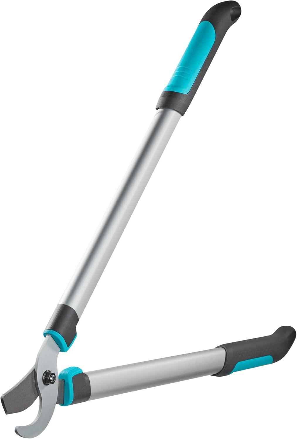 imageGARDENA 12003 Bypass Loppers Pruning Shears Heavy Duty Steel Blade for Cutting in Garden 27quot Handle Pruning Shears Cut up to 165quot Inch Diameter Branches Made in GermanyBypass