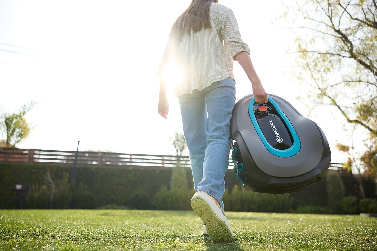 imageGARDENA 15301 All New 2025 SILENO Flex Engineered in Germany for The Most challenging lawns Height 1quot 4quot cuts Through All Grass Types with Ease