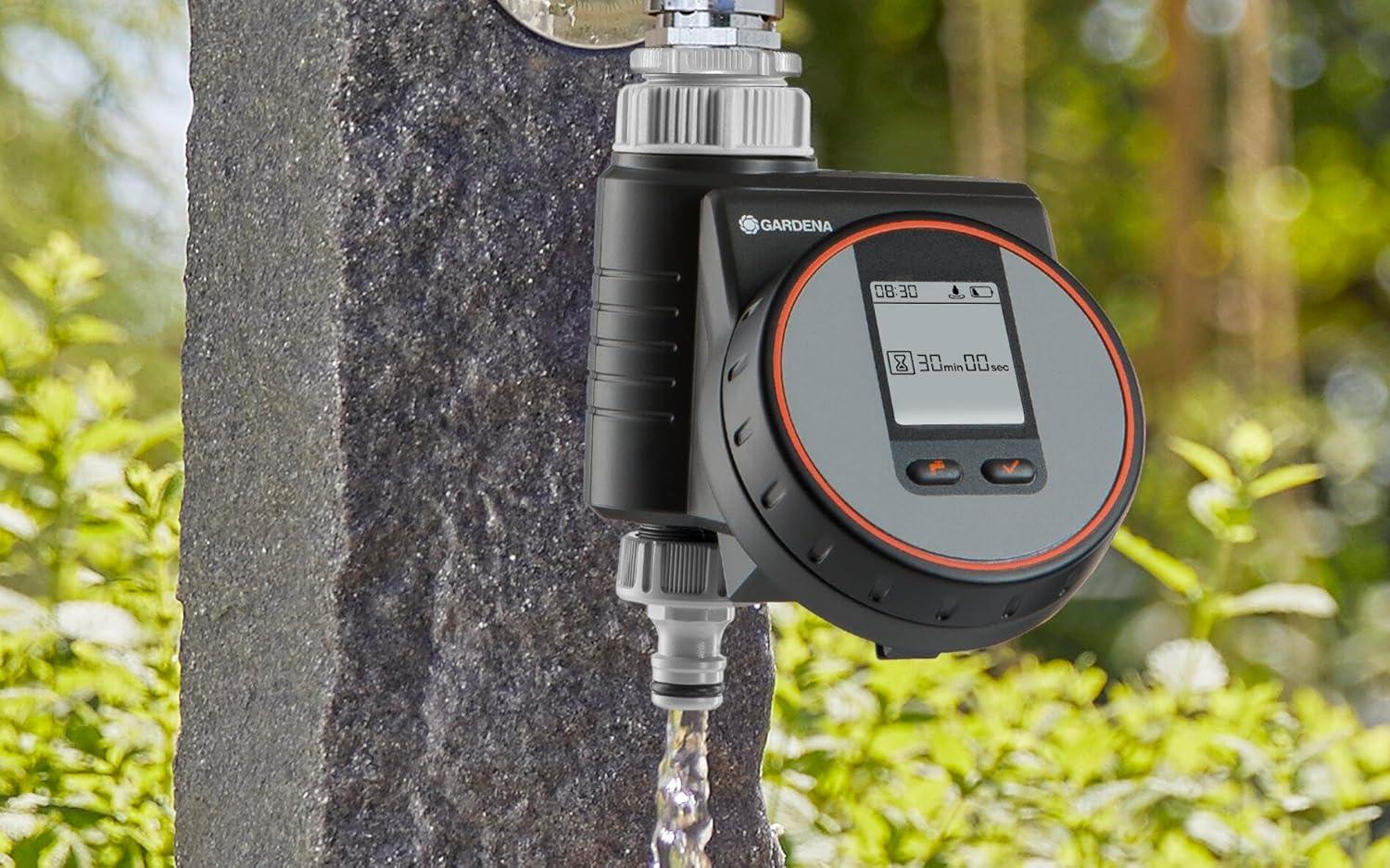 imageGARDENA 1890 Flex Hose Faucet Hose Connector Water TimerIrrigation computer Flex