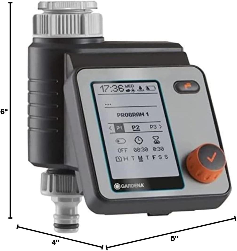 imageGARDENA 1890 Flex Hose Faucet Hose Connector Water TimerIrrigation computer master