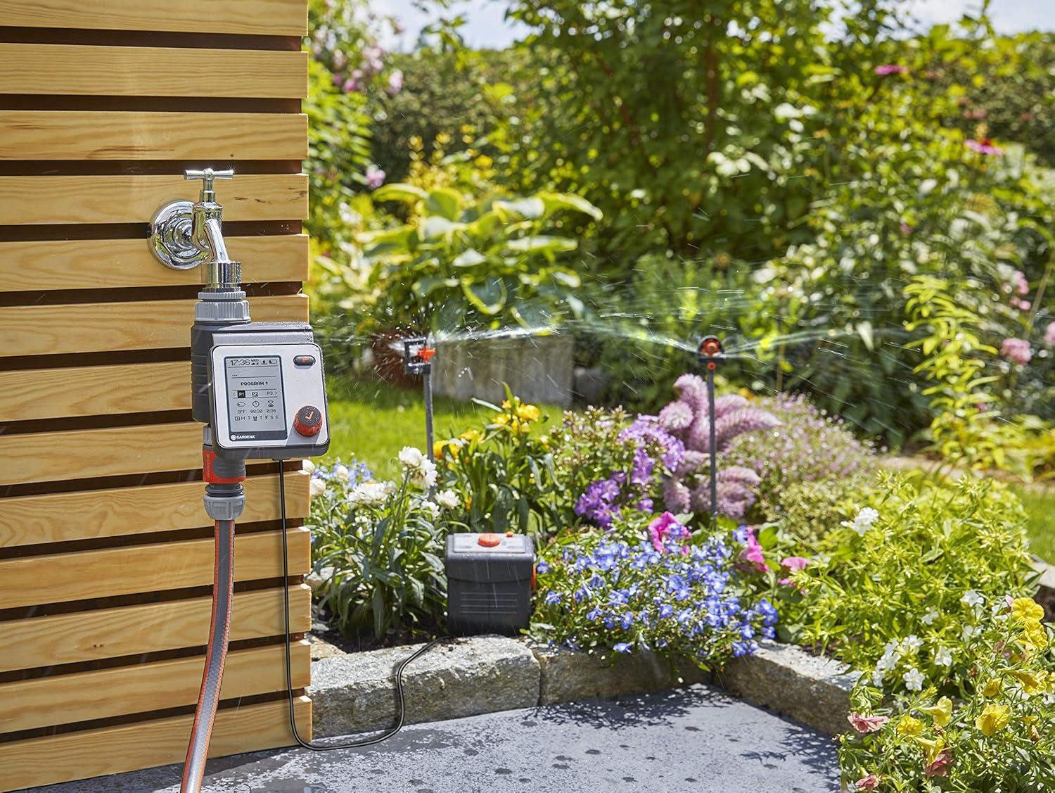 imageGARDENA 1890 Flex Hose Faucet Hose Connector Water TimerIrrigation computer master