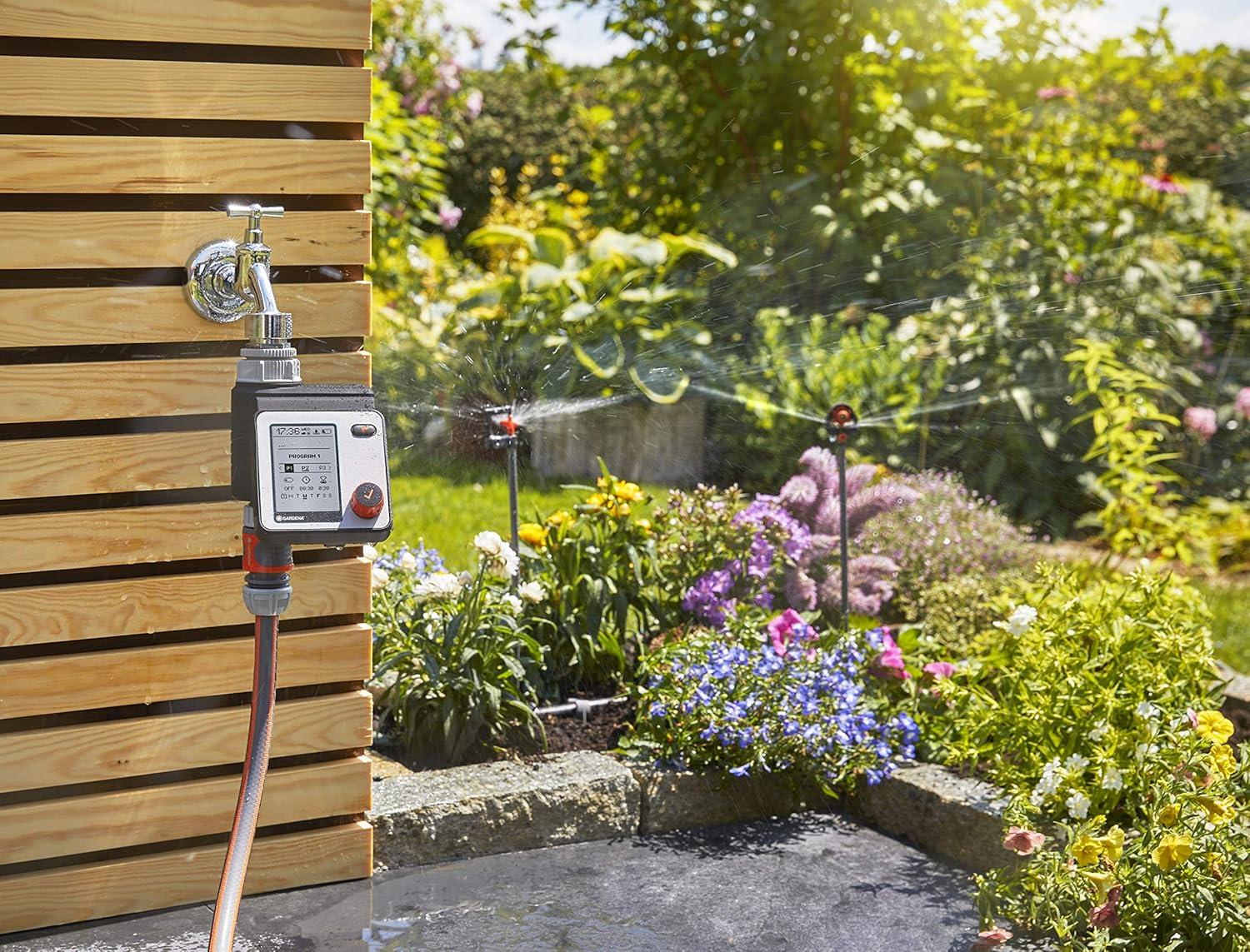 imageGARDENA 1890 Flex Hose Faucet Hose Connector Water TimerIrrigation computer master