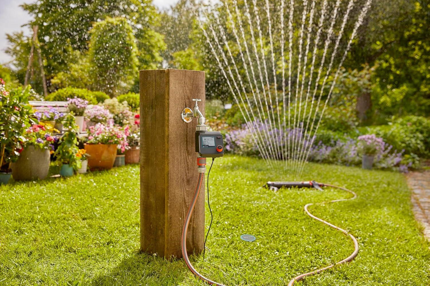 imageGARDENA 1890 Flex Hose Faucet Hose Connector Water TimerWater Computer