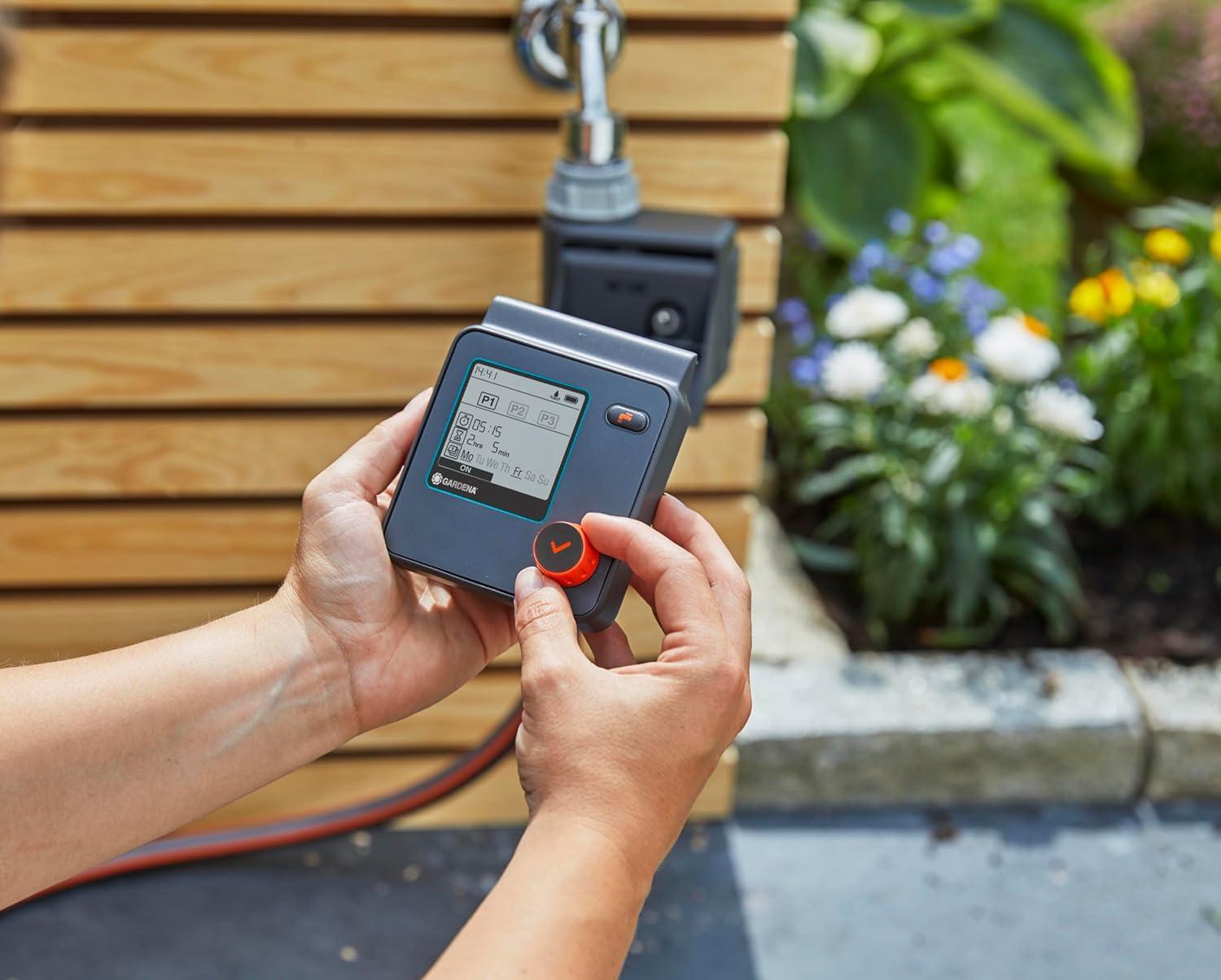 imageGARDENA 1890 Flex Hose Faucet Hose Connector Water TimerWater Computer