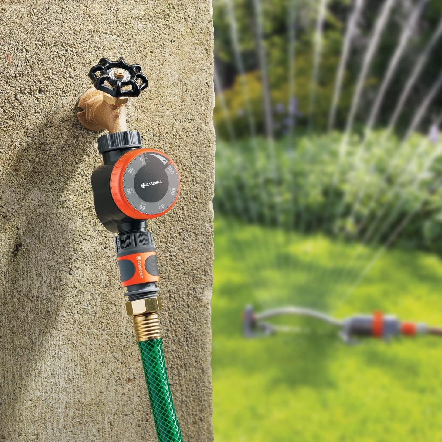 imageGARDENA 31169 Mechanical Water Timer with Flow Control