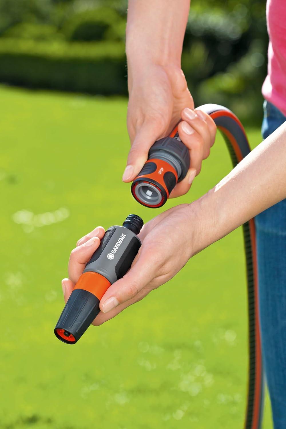 imageGARDENA 32914 58quot Accessory Hose Repair Connector with Water StopNo Size