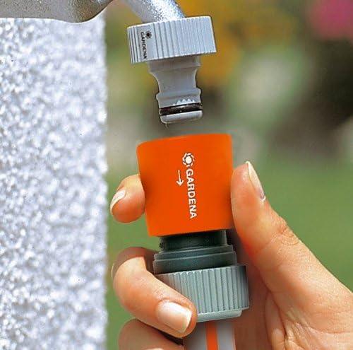 imageGARDENA 36826 58quot Faucet End Hose Repair Quick Connector Water StopNo Size Pack of 10