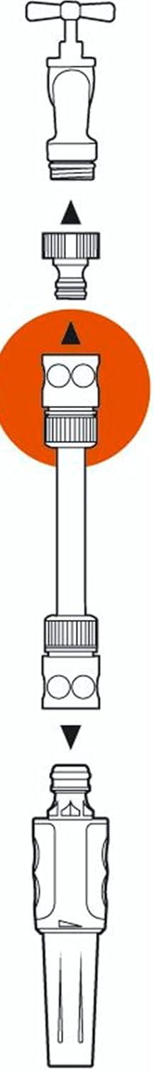 imageGARDENA 36826 58quot Faucet End Hose Repair Quick Connector Water StopNo Size Pack of 10