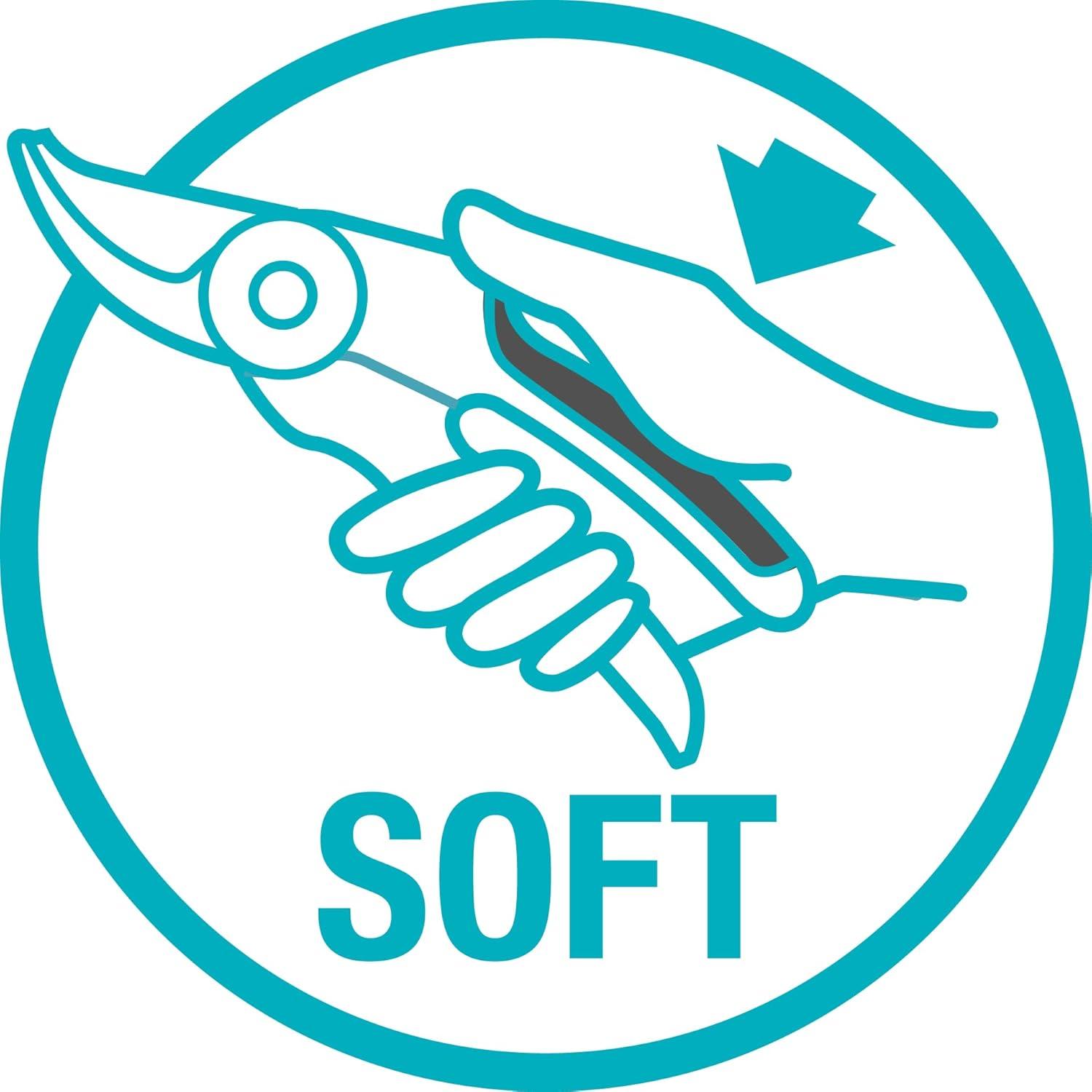 imageGARDENA 8904 PlantFriendly Pruner with Bypass Cutting for Branches and Twigs Max Cutting Diameter 1quot Integrated Spring in the Handle Nonstick Upper Blade Made in Germany