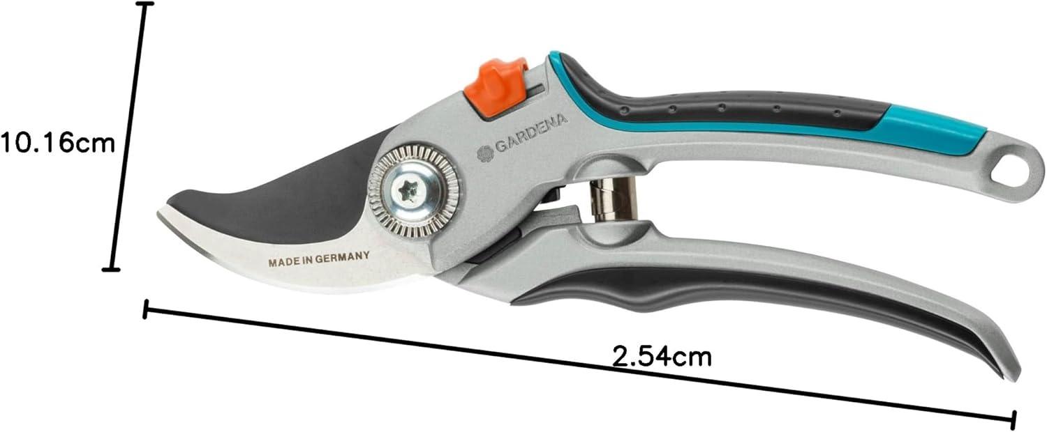 imageGARDENA 8906 Adjustable Bypass Garden Pruning Shears for Trees Roses and Flowers up to 1quot Heavy Duty Professional Scissors with Steel Cutting Blades Sharp Trimming Pruners Made in GermanyLarge 1 Diameter