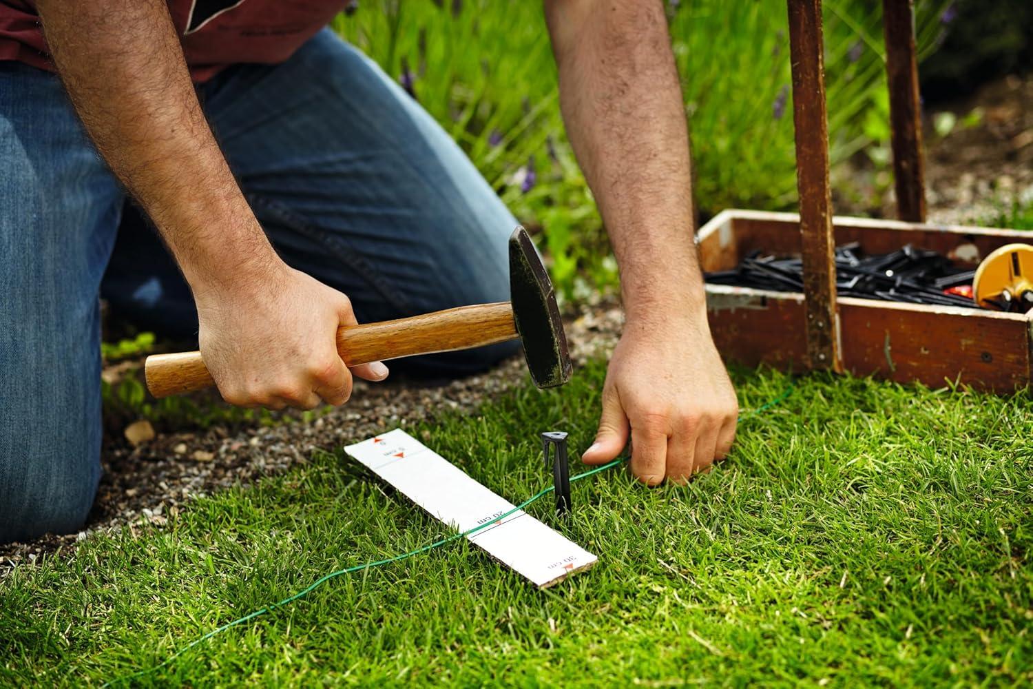 imageGardena 0409020 Boundary Wire Ground Spikes 3500x1998x1899 cm Black