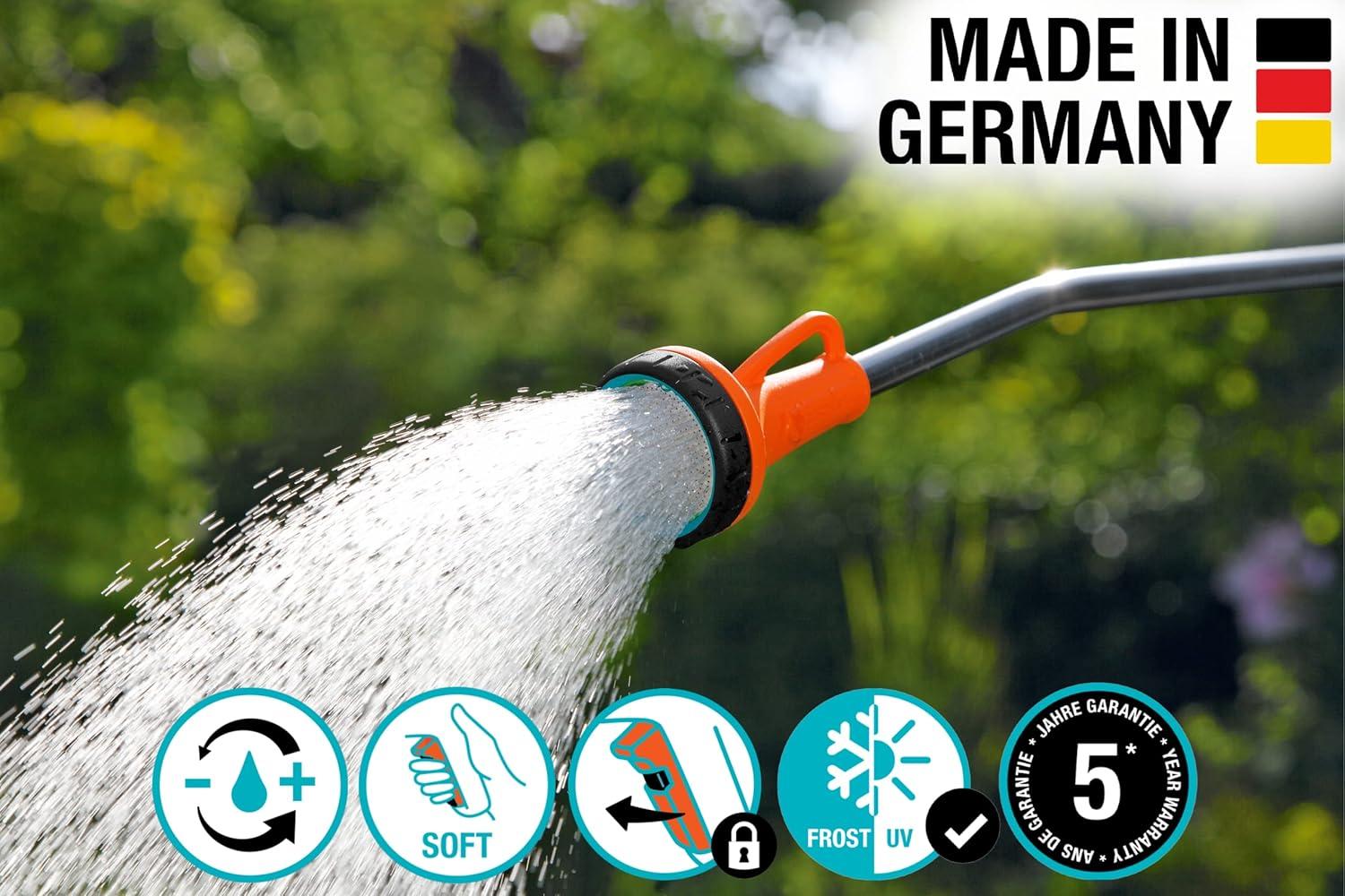 imageGardena 18332 Watering Wand 29quot Sprayer Wand with Superior Stainless Head Perfect for Hanging Baskets Plants Flowers Shrubs Garden and Lawn Comes with GARDENA Quick Connect system35