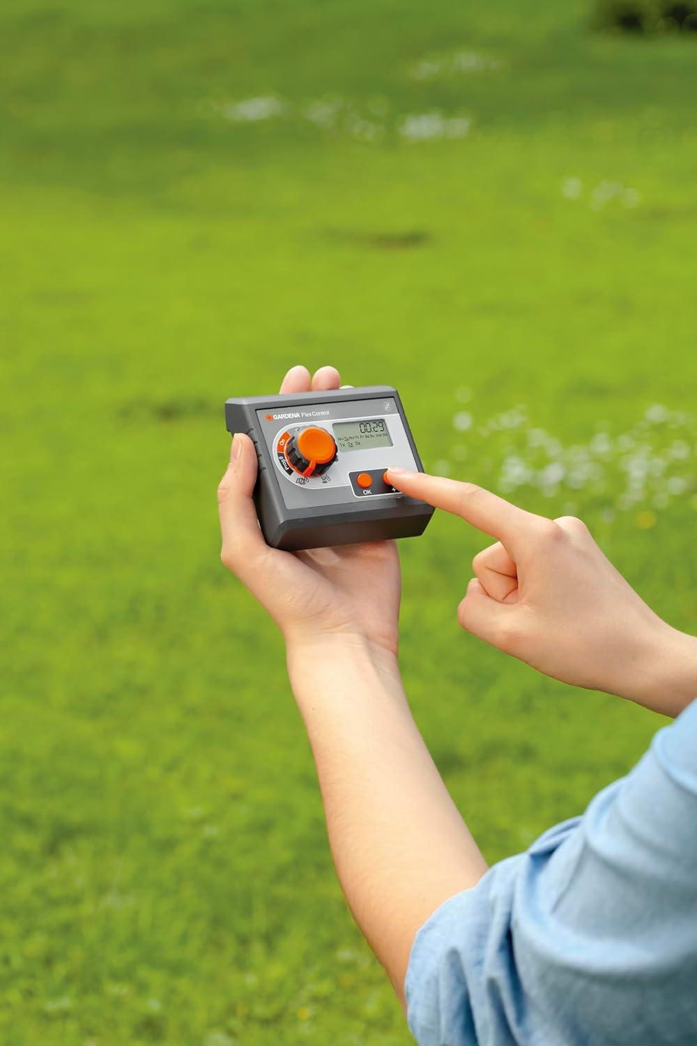 imageGardena 1890 riego FlexControl para grifos de 2027 y 2634 Programador 113x157x16 cm EstndarFlexControl Irrigation Computer