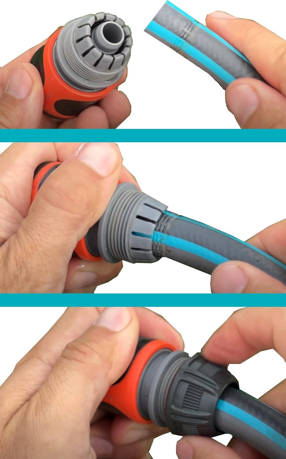 imageGardena 32913 12quot Accessory End Hose Repair Connector Water Stop