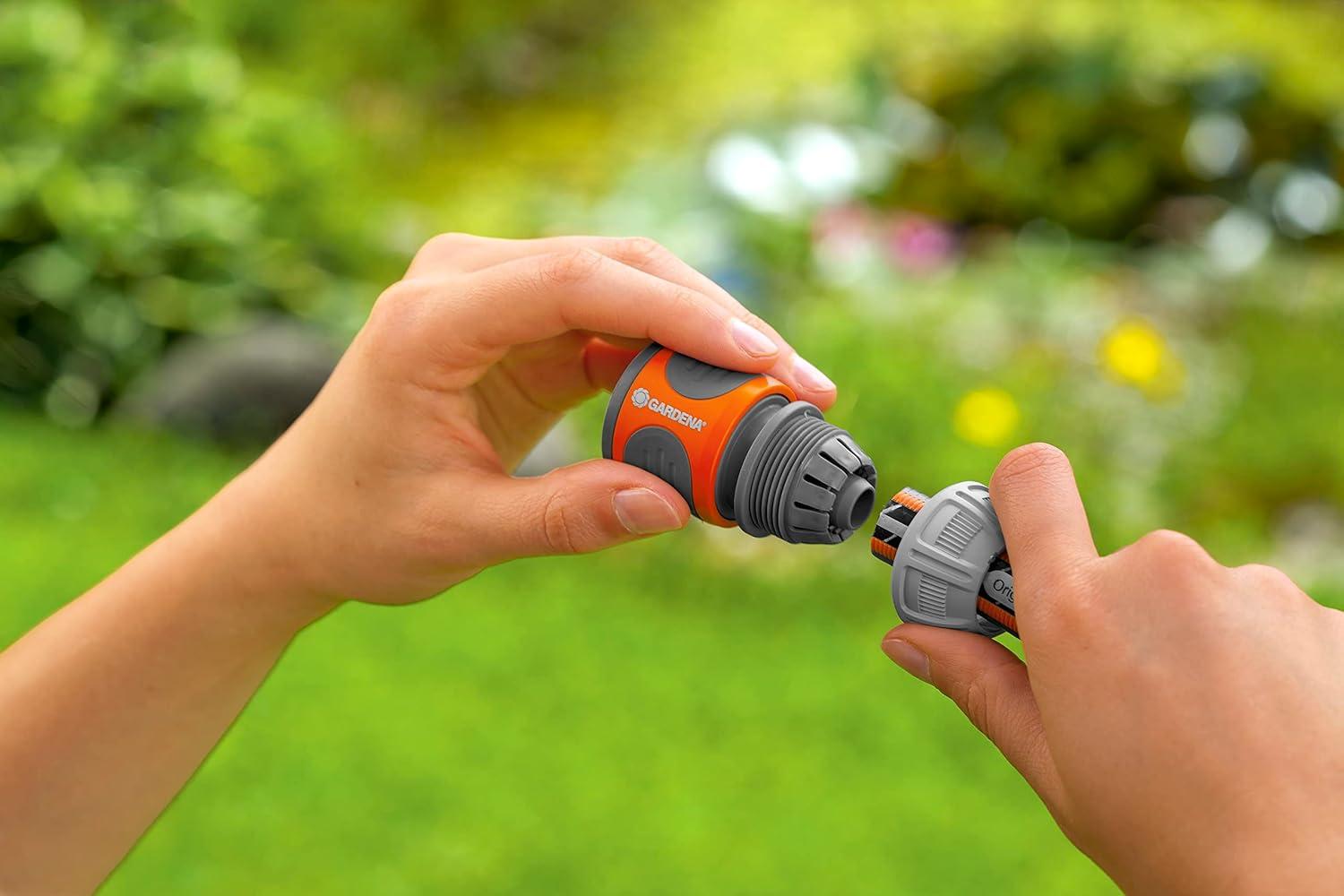 imageGardena 32915 12quot Tap End Hose Repair Connector for Repairing Hoses and Adapting to The Original System Made in Germany