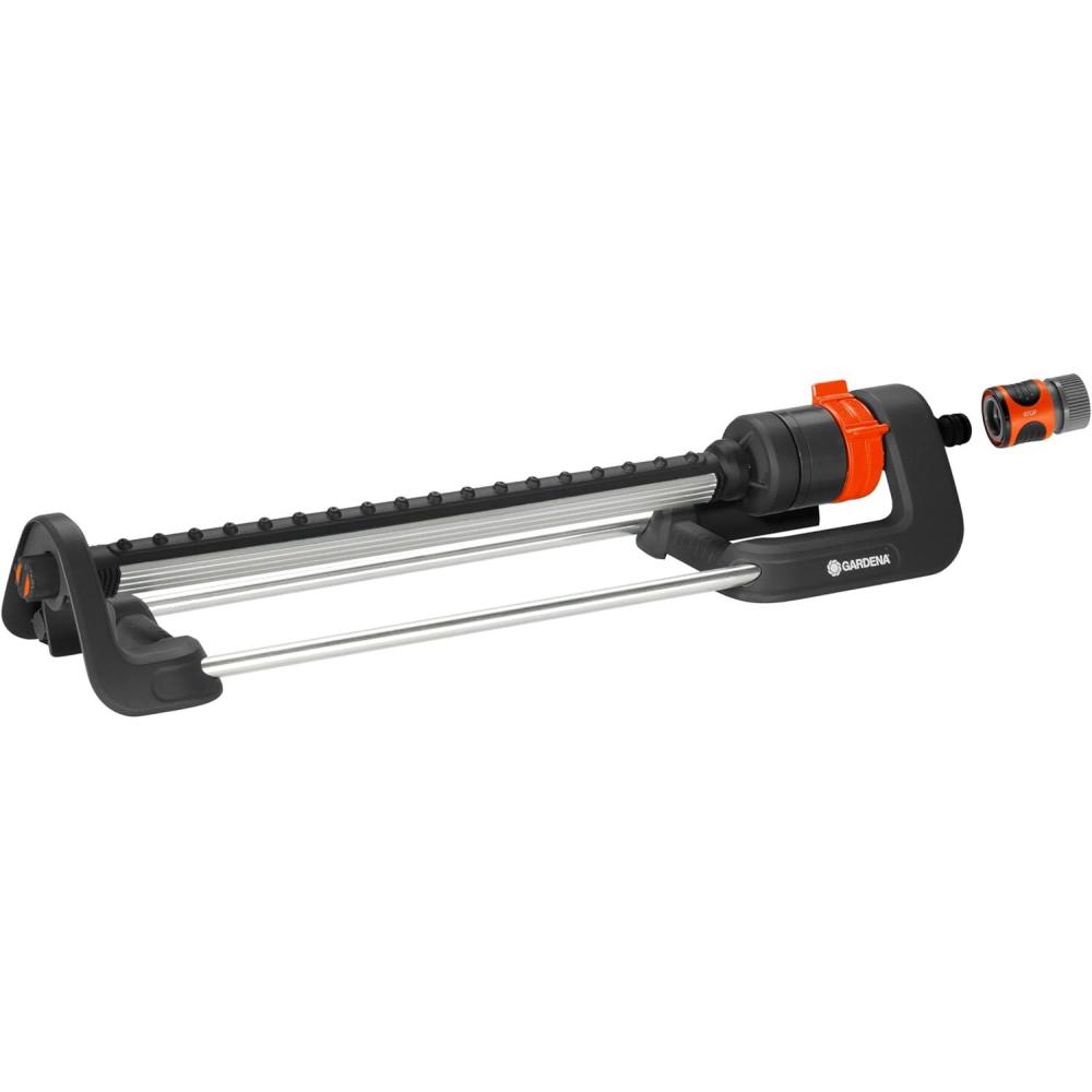 imageGARDENA 18704 Up to 3000 sq ft Adjustable Oscillating Yard Sprinkler for Watering Large Areas of Lawn and Garden Gardena Outdoor oscillating sprinklers Have Wide Heavy Duty Base for Stability