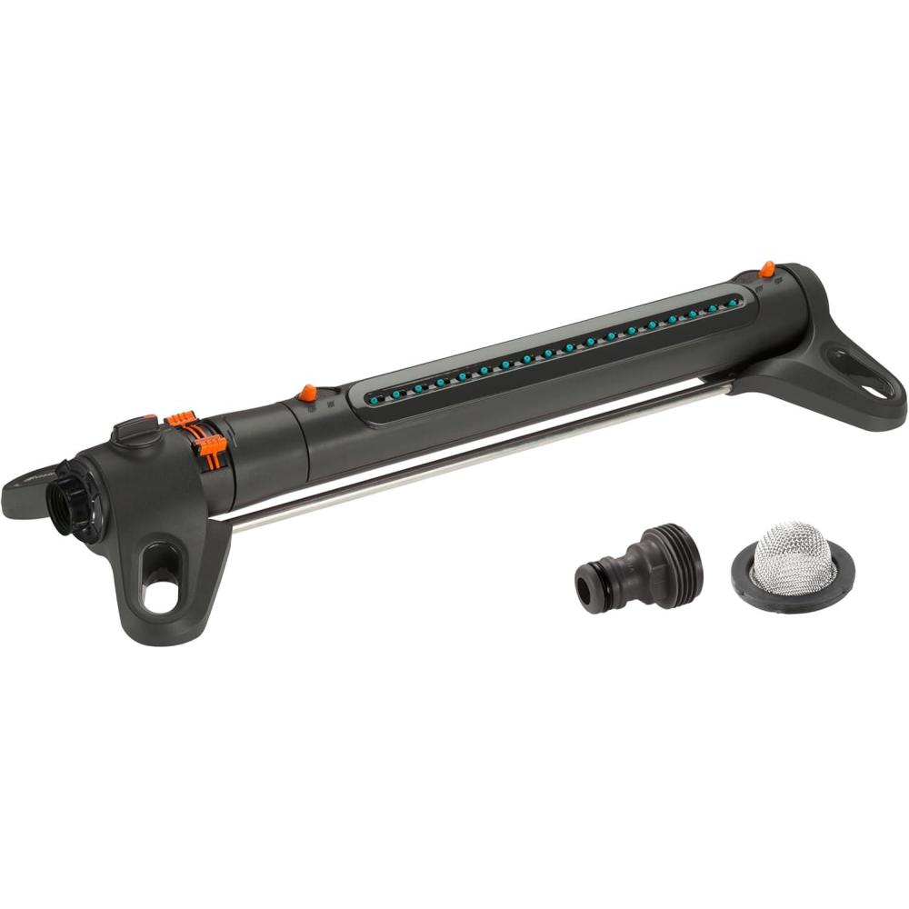 imageGARDENA 20570 Up to 3800 sq ft AquaZoom Adjustable Oscillating Yard Sprinkler for Watering Large Area Lawn and Garden Aquazoom Outdoor oscillating Sprinkler has Wide Heavy Duty Base3800 ft