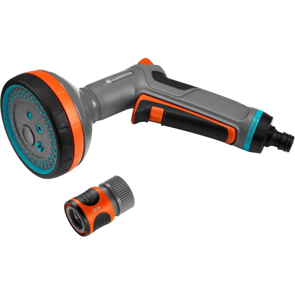 imageGARDENA 3715CFP Frost Proof Comfort Multi Sprayer Five Spray Patterns Water Stop
