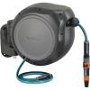 imageGARDENA 18630 Retractable Garden Hose Reel 115 x 12quot Wall Mounted Automatic Retraction ampamp Length Lock for Easy Watering Heavy Duty Swivel Bracket 180 Includes Nozzle Made in Europe50 ft