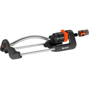 GARDENA (18700) Up to 2400 sq ft – Adjustable Oscillating Yard Sprinkler, for Watering Large Area Lawn and Garden. Gardena Outdoor oscillating sprinklers Have Wide Heavy Duty Base.(2400² ft)