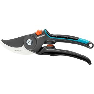 GARDENA (8906) Adjustable Bypass Garden Pruning Shears for Trees, Roses, and Flowers up to 1″. Heavy Duty Professional Scissors with Steel Cutting Blades, Sharp Trimming Pruners. Made in Germany(Medium – .94″ Diameter)
