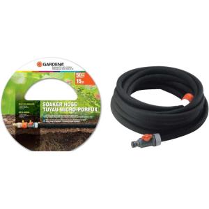 Gardena 1969-U 50-Foot Recycled Rubber Soaker Hose