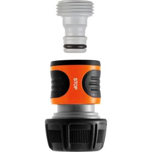 Gardena 36930 5/8″ Accessory End Hose Repair Connector Set, Includes Repair Connector and Accessory Adapter, for Repairing Hoses and Adapting to The Original System, Made in Germany