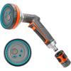 imageGARDENA 3817MFP Frost Proof  Premium Metal Multi Sprayer Five Spray Patterns  Water StopMulti Application
