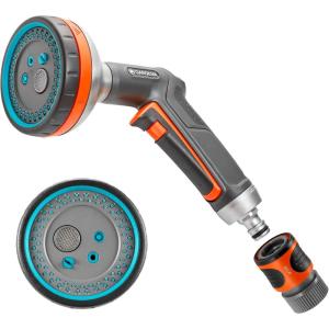 GARDENA (3817M-FP) Frost Proof – Premium Metal Multi Sprayer (Five Spray Patterns) + Water Stop(Multi Application)