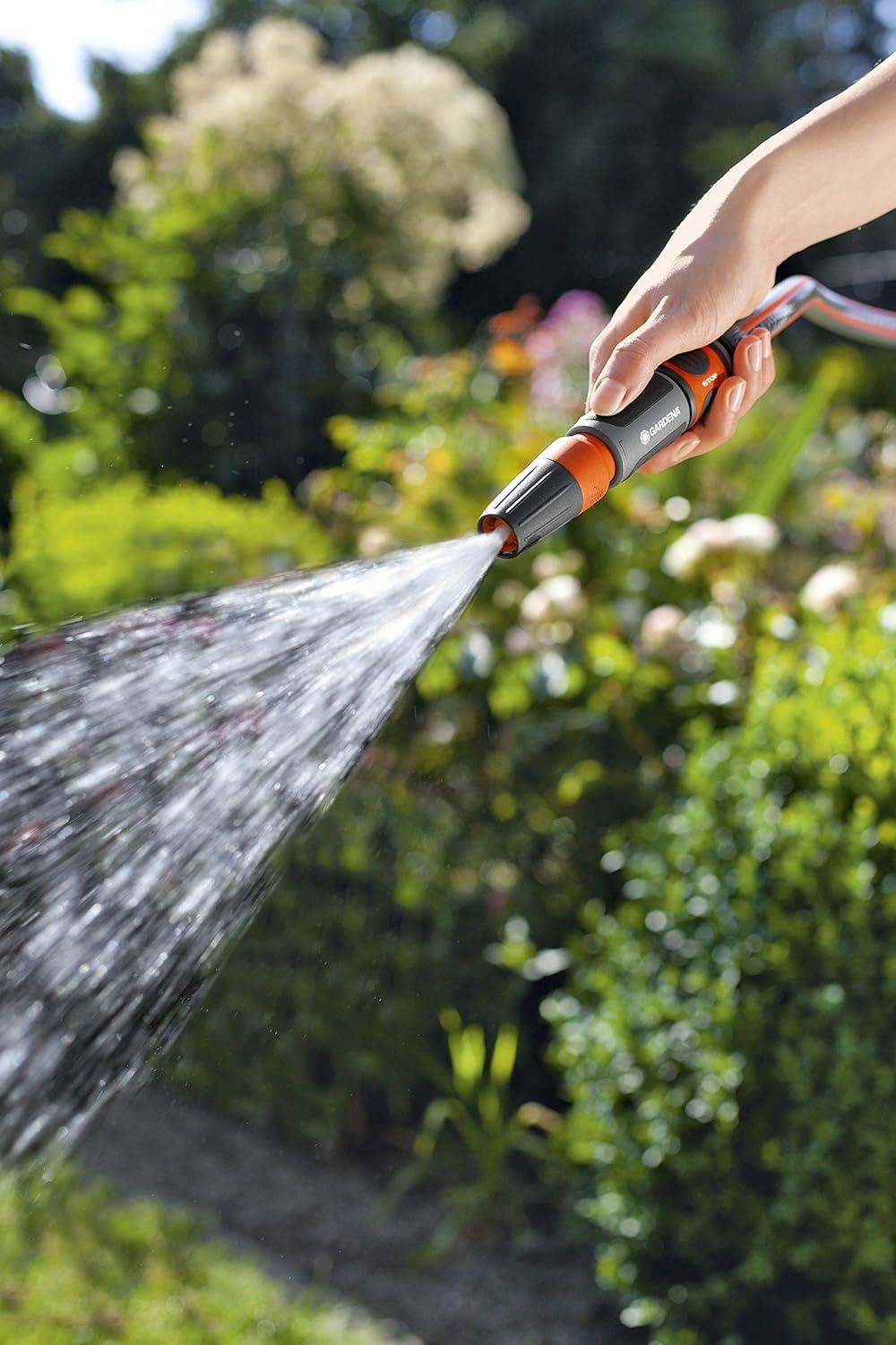 imageGardena Metal Nozzle Frost Proof Variable Spray Patterns Water Stop 3815MFPCleaning