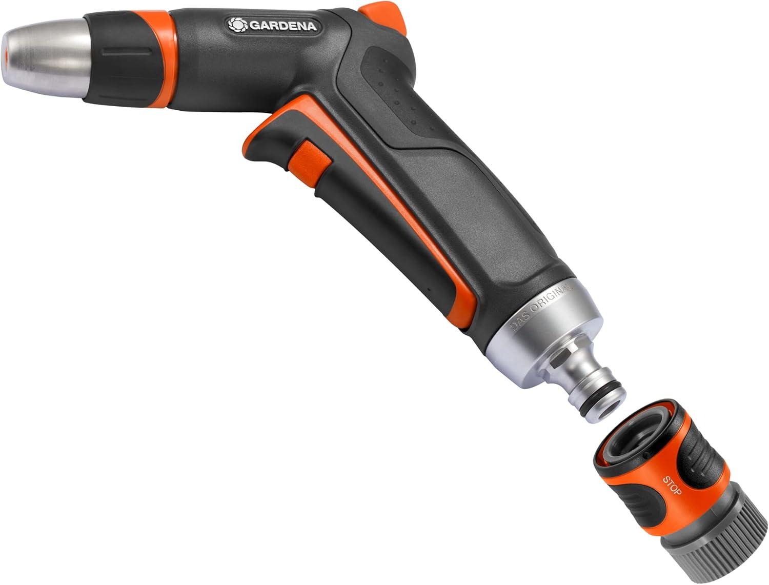 imageGardena Metal Nozzle Frost Proof Variable Spray Patterns Water Stop 3815MFPCleaning