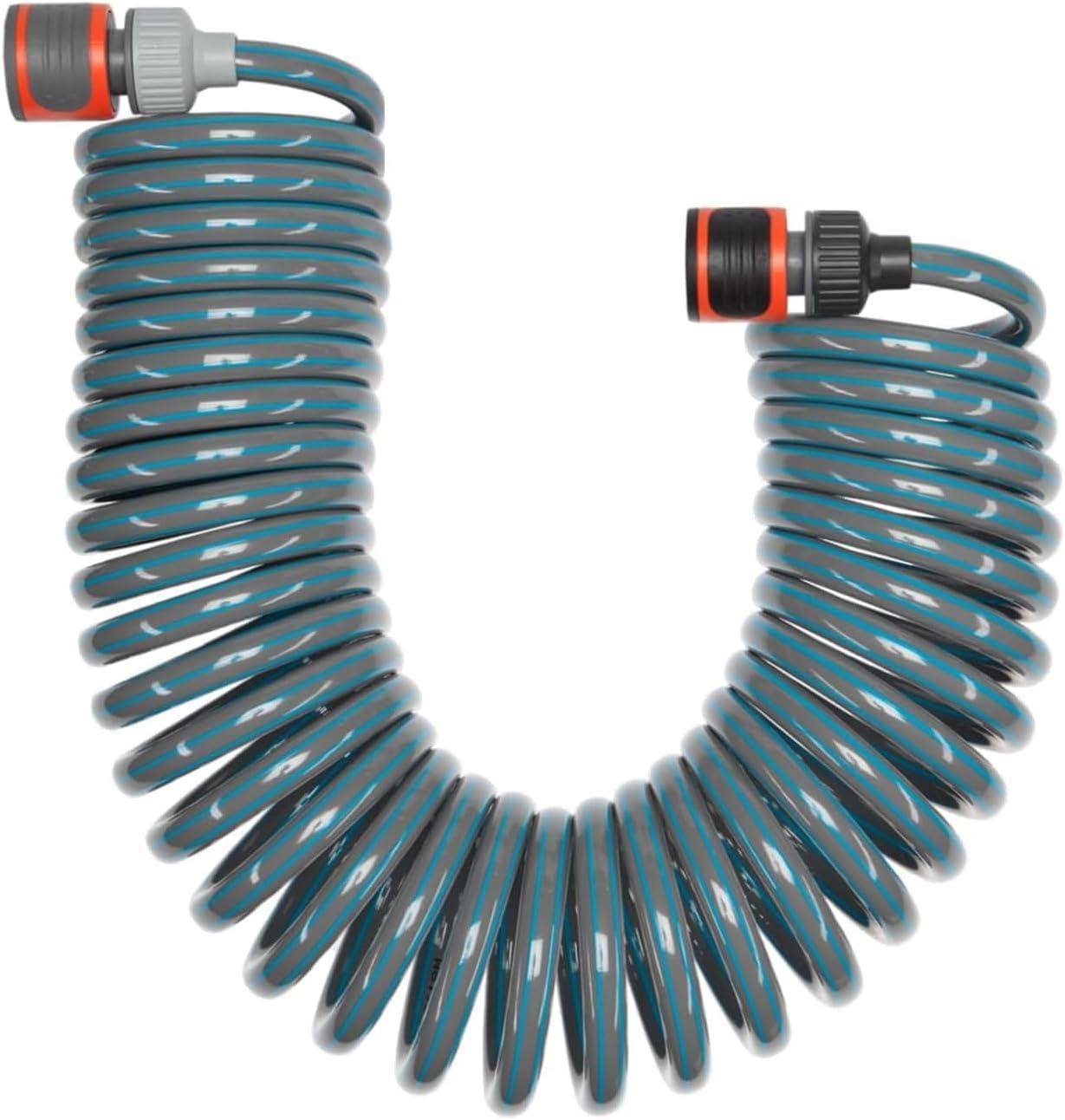 imageFlexible darrosage 10 m de Gardena tuyau darrosage spiral pour petites surfaces force de rappel diamtre 9 mm avec lments du systme Gardena et lance 46472010m