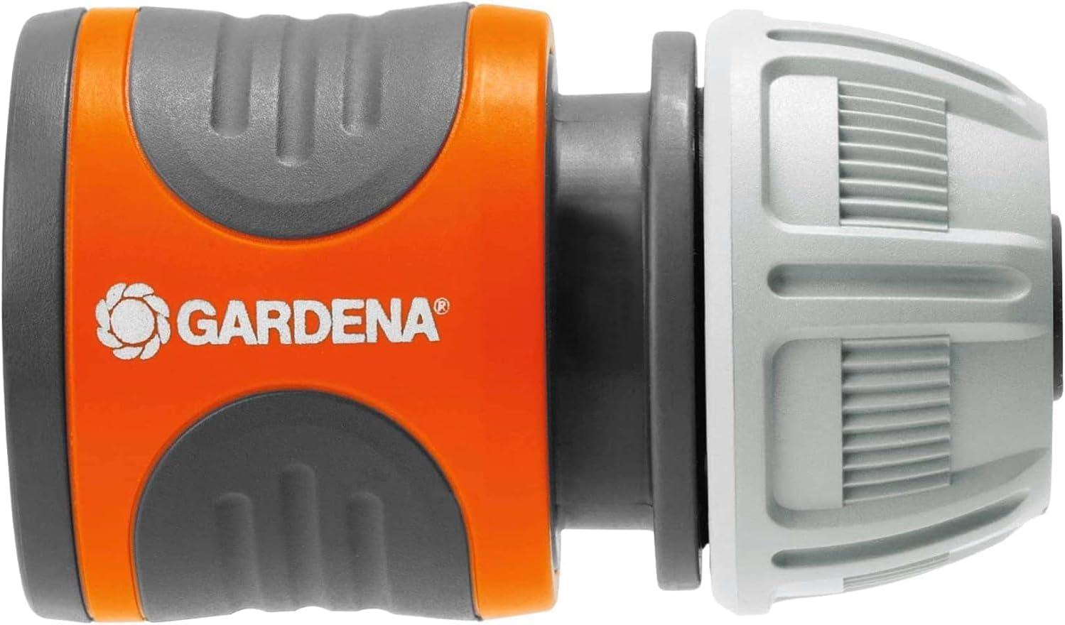imageGARDENA Raccords dArrosage Rapide 13 mm 12quot et 15 mm 58quot Raccord Enfichable de Dbut de Tuyau tanche Rainures Encastres Rainures Emball 18215201315mm 1258