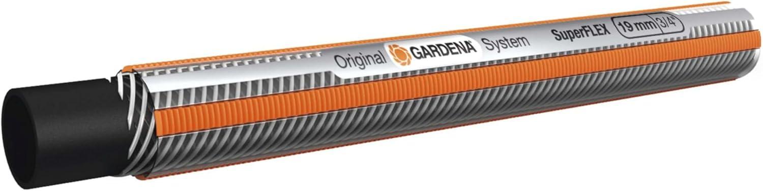 imageGARDENA Tuyau dArrosage Premium Superflex 19 mm 34quot 25 M Tuyau Profil PowerGrip Rsistance lclatement de 35 Bars 181132025 m 34