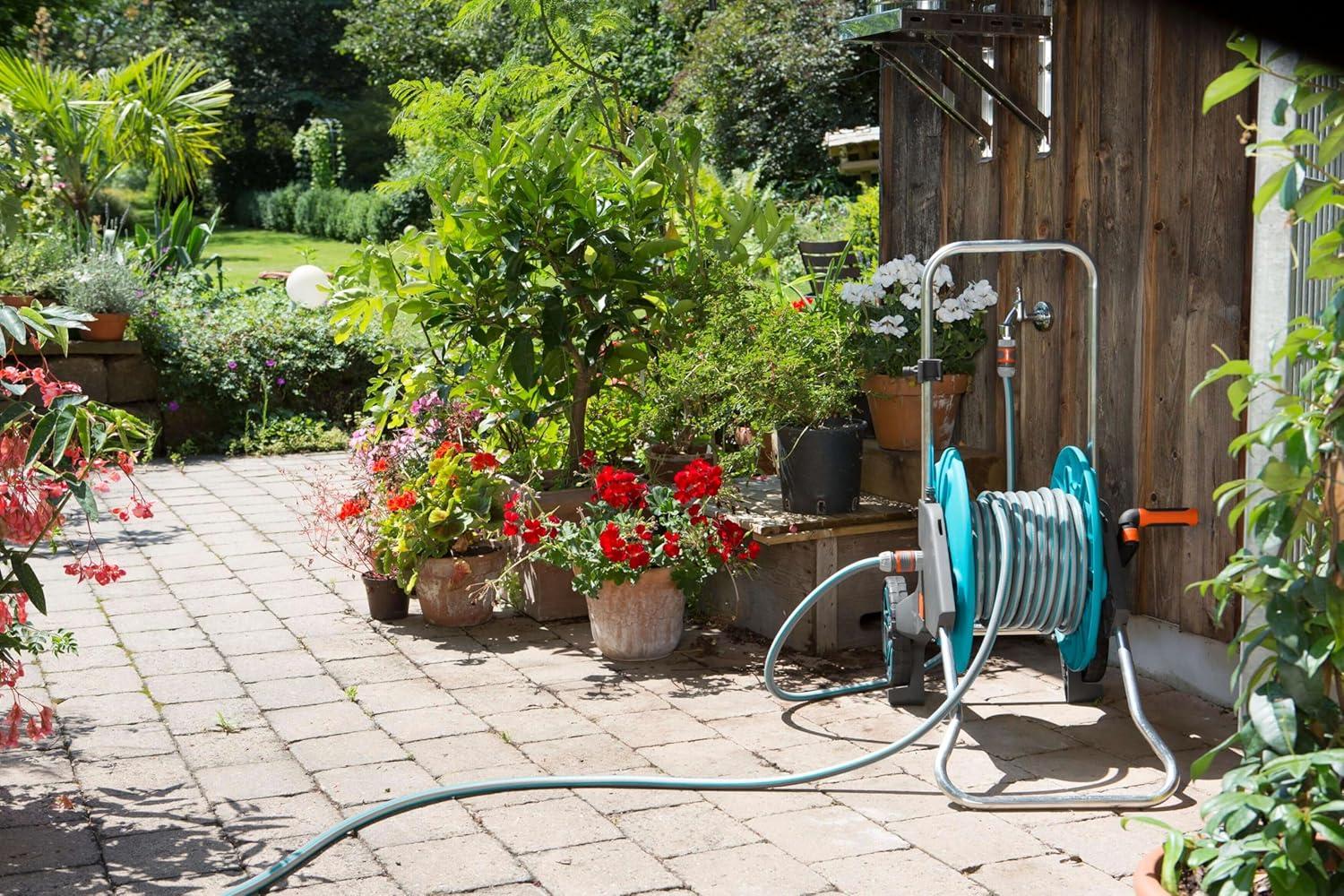 imageGardena Action de tuyau classique 13 mm 12 Pouce 18 m tuyau de jardin universel en tissu cross robuste impression de 22 bars rsistant aux UV sans pices systme 180012020 m 34