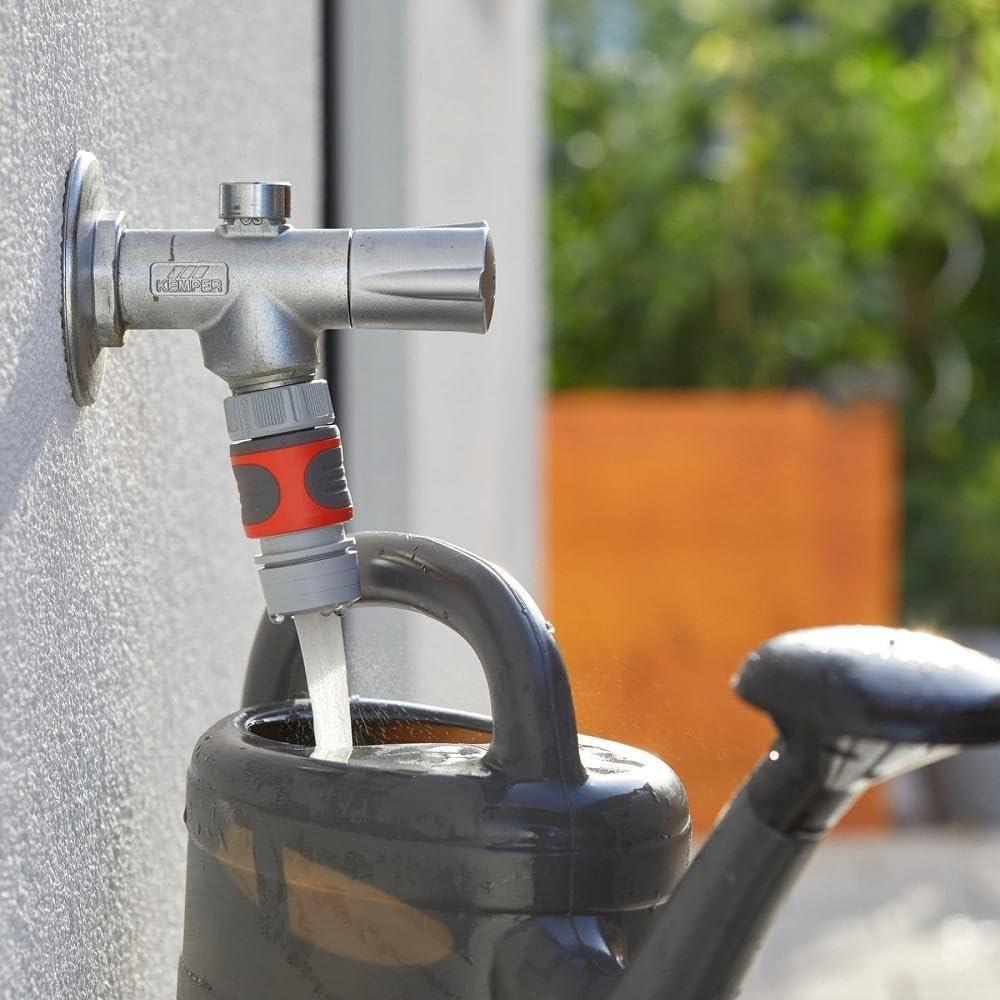 imageGardena Adaptateur de fil de faisceau Perl adaptateur pratique pour connecter le tuyau de jardin un robinet avec tte de faisceau de perles M 22 x 1 intrieur et 265 mm G 34 Pouce 290620Classic