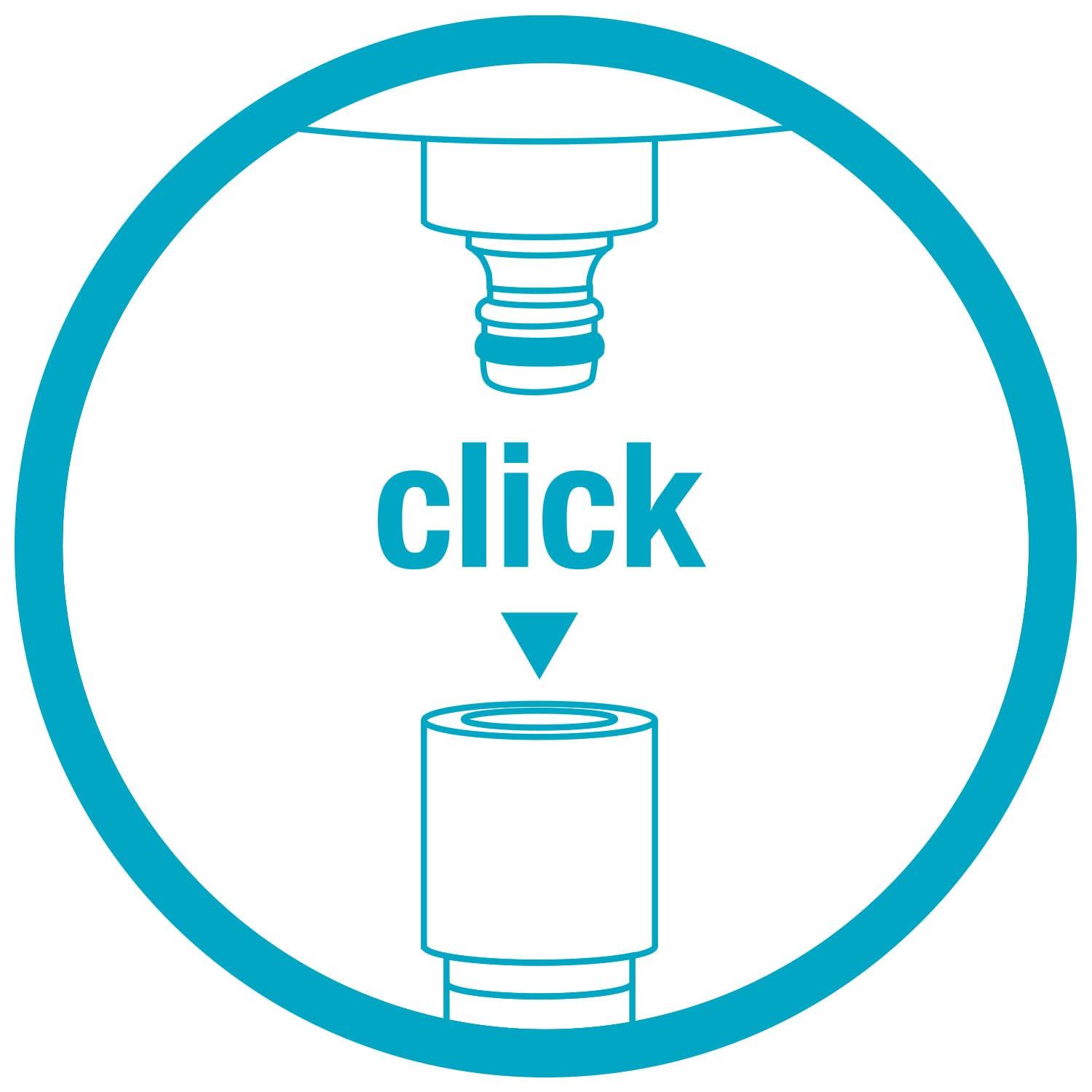 imageGardena ClickUp Manche Poigne Fixation Solide pour Tous Les modles ClickUp Bois de mlze certifi FSC Maintien scuris 1130020Support pour balcon