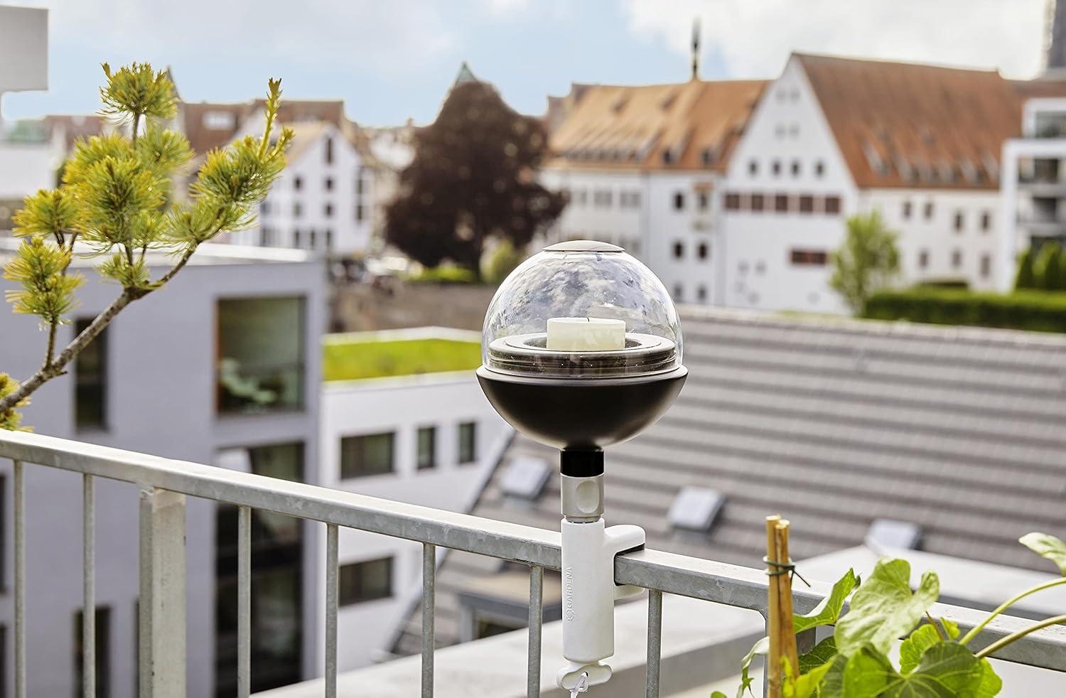 imageGardena ClickUp Manche Poigne Fixation Solide pour Tous Les modles ClickUp Bois de mlze certifi FSC Maintien scuris 1130020Support pour balcon