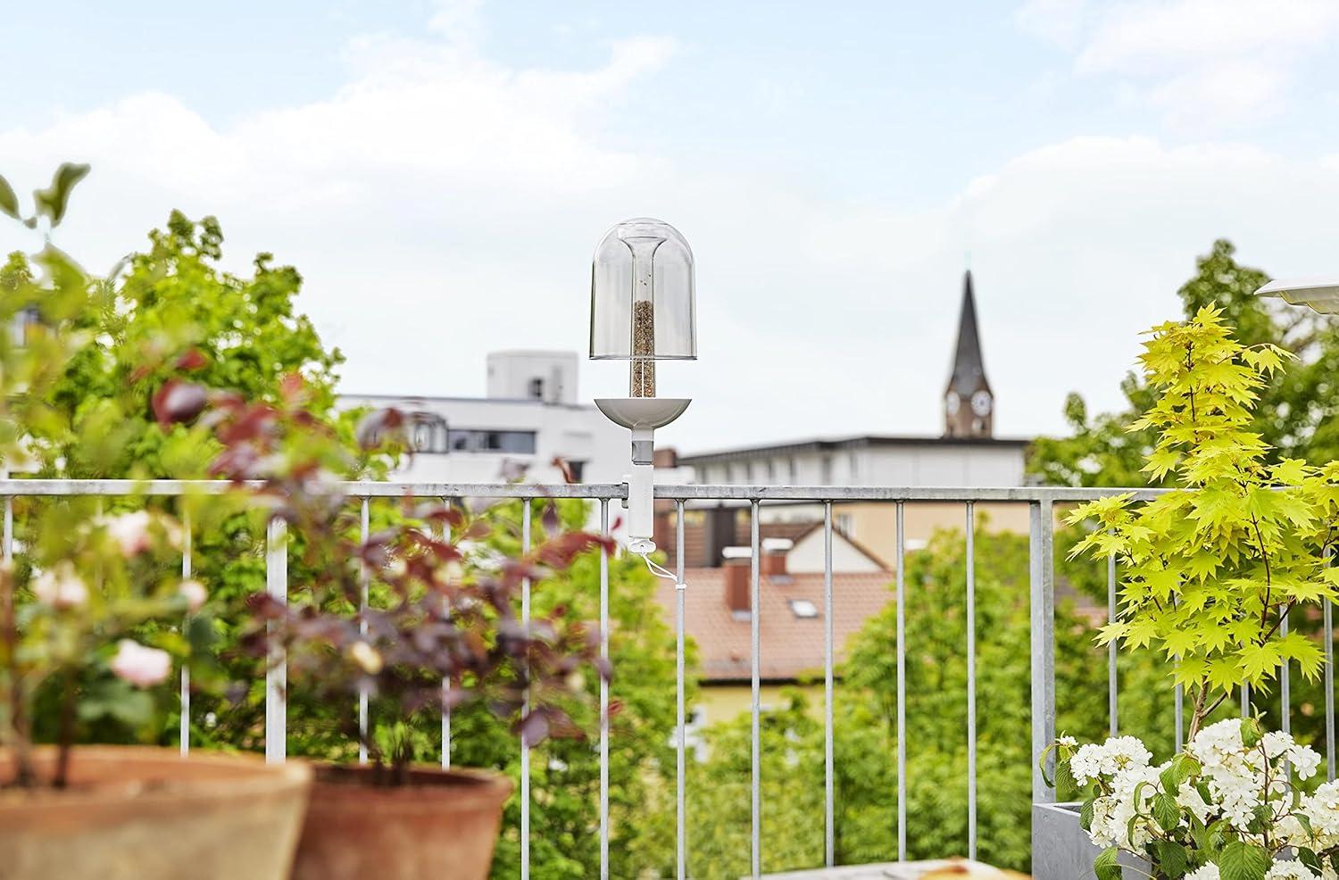 imageGardena ClickUp Manche Poigne Fixation Solide pour Tous Les modles ClickUp Bois de mlze certifi FSC Maintien scuris 1130020Support pour balcon