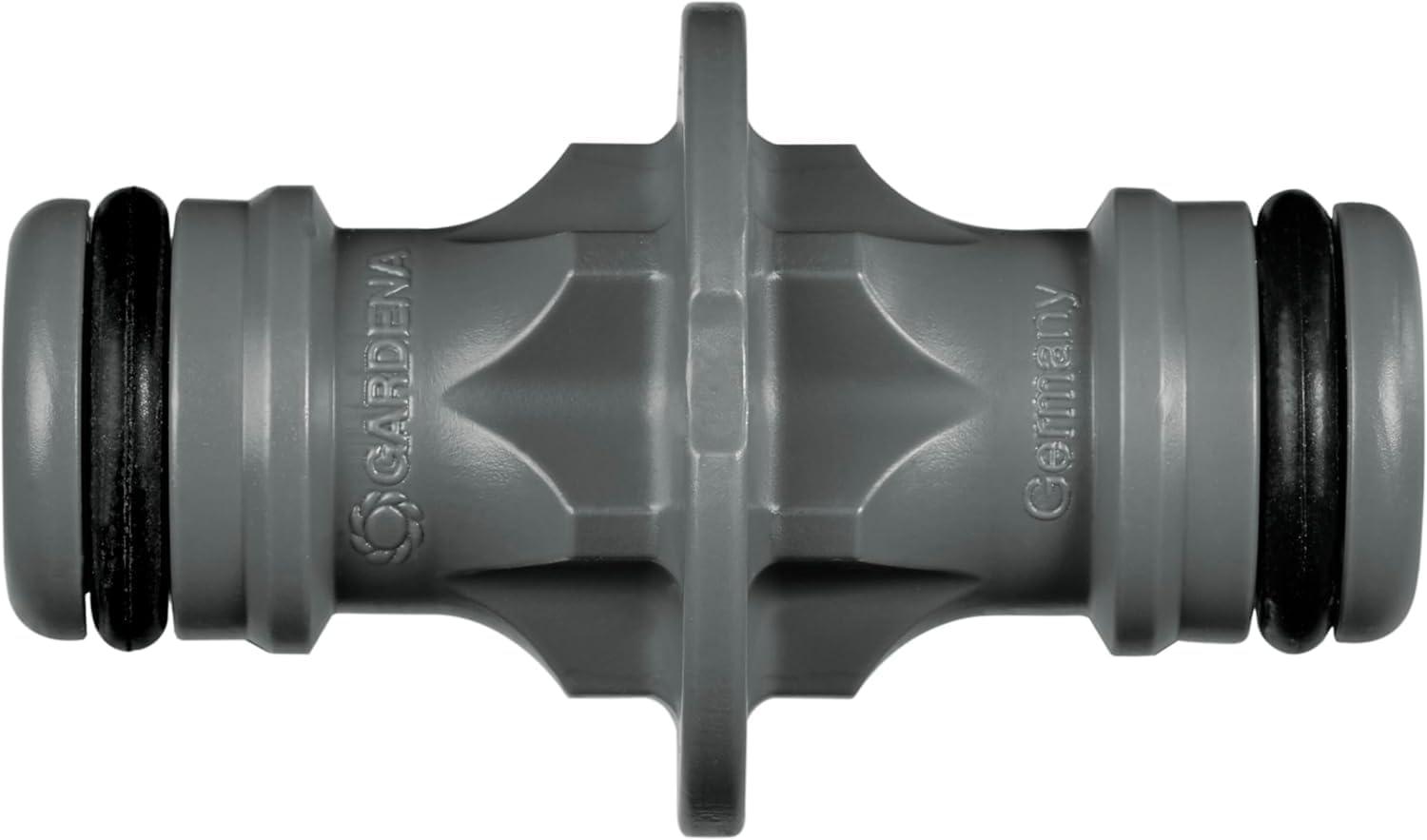 imageGardena Couplage pice de raccordement pour la connexion de tuyauterie scurise raccordement de deux tuyaux pour lextension la transition de tuyaux de 19 mm 34 13 mm 12 293120