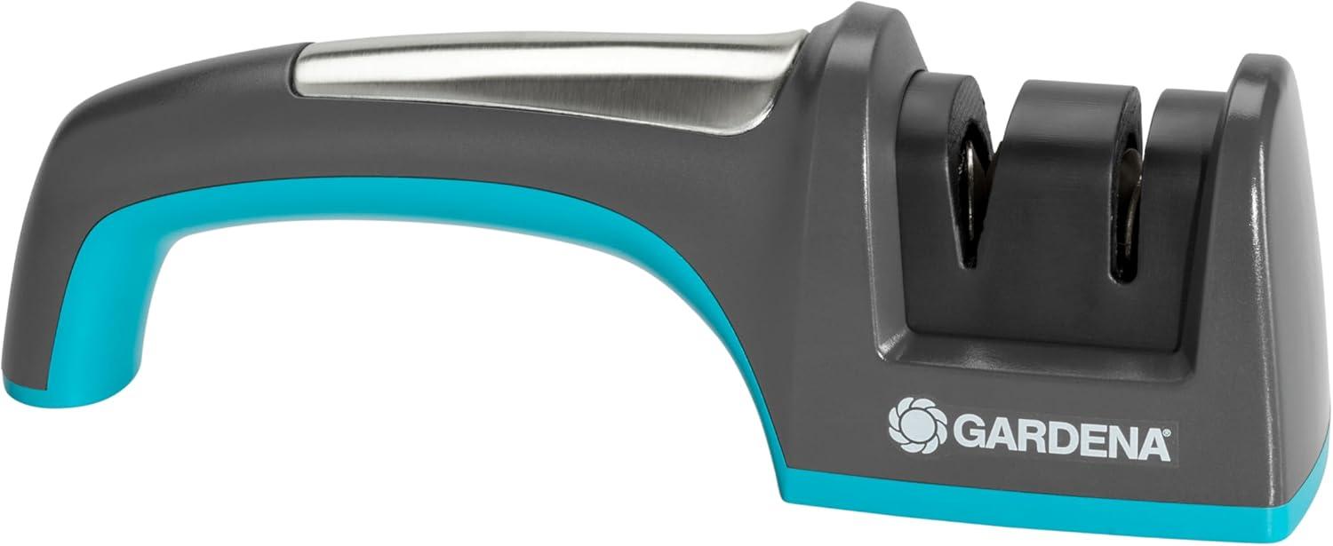 imageGardena Couteau et axe cisailles broyeur pour couteau aiguiser et lames daxe poigne ergonomique insert en acier inoxydable 871220