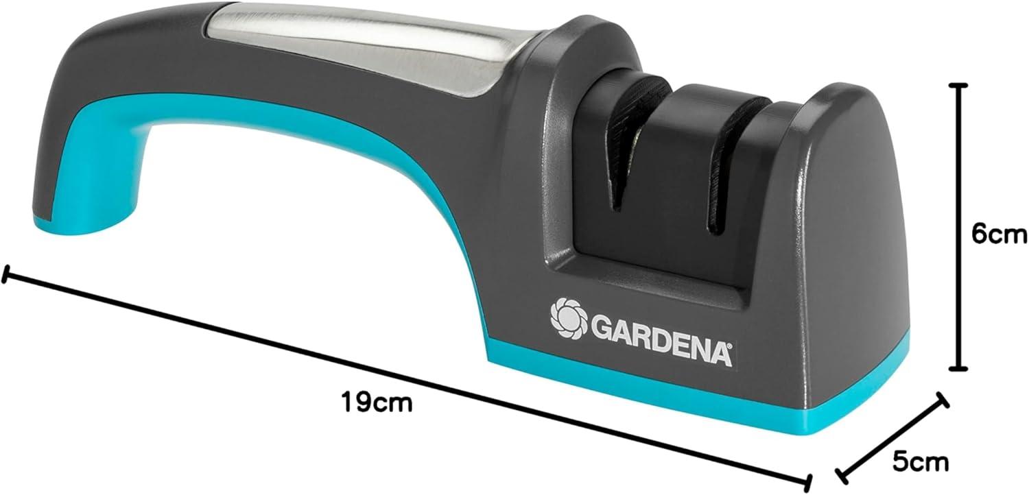 imageGardena Couteau et axe cisailles broyeur pour couteau aiguiser et lames daxe poigne ergonomique insert en acier inoxydable 871220
