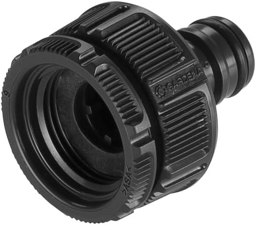 imageGardena EcoLine Ncessaire de base Avec pistolet de nettoyage nez de robinet adaptateur raccord de tuyau et raccord aquastop pour arrosage et nettoyage rsistant aux UV et au gel 1890020Ncessaire de base EcoLine