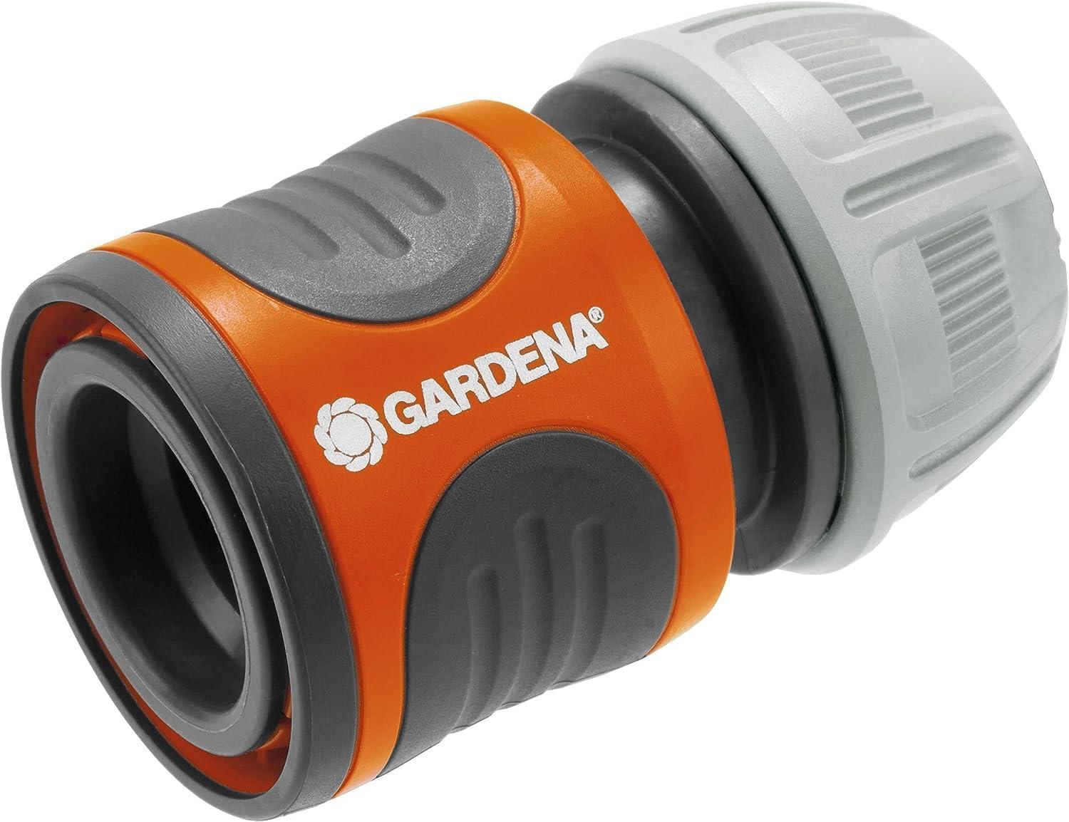 imageGardena EcoLine Ncessaire de base Avec pistolet de nettoyage nez de robinet adaptateur raccord de tuyau et raccord aquastop pour arrosage et nettoyage rsistant aux UV et au gel 1890020Ncessaire de base