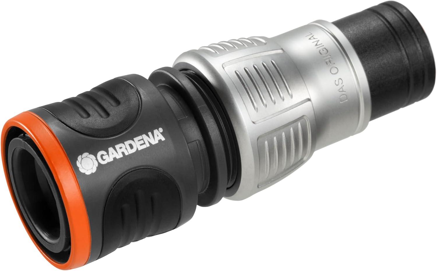 imageGardena EcoLine Ncessaire de base Avec pistolet de nettoyage nez de robinet adaptateur raccord de tuyau et raccord aquastop pour arrosage et nettoyage rsistant aux UV et au gel 1890020Ncessaire de base Premium