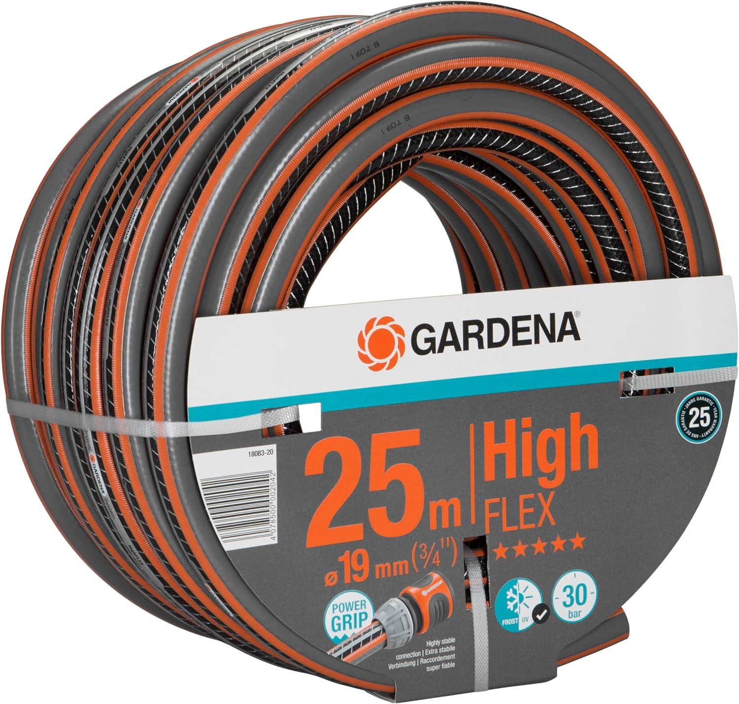 imageGardena Tuyau Highflex Confort 13 mm 12 Pouce 15 m Tuyau de jardin avec profil de puissance pression de 30 bars stable dimensionnellement rsistant aux UV 180612025 m 34